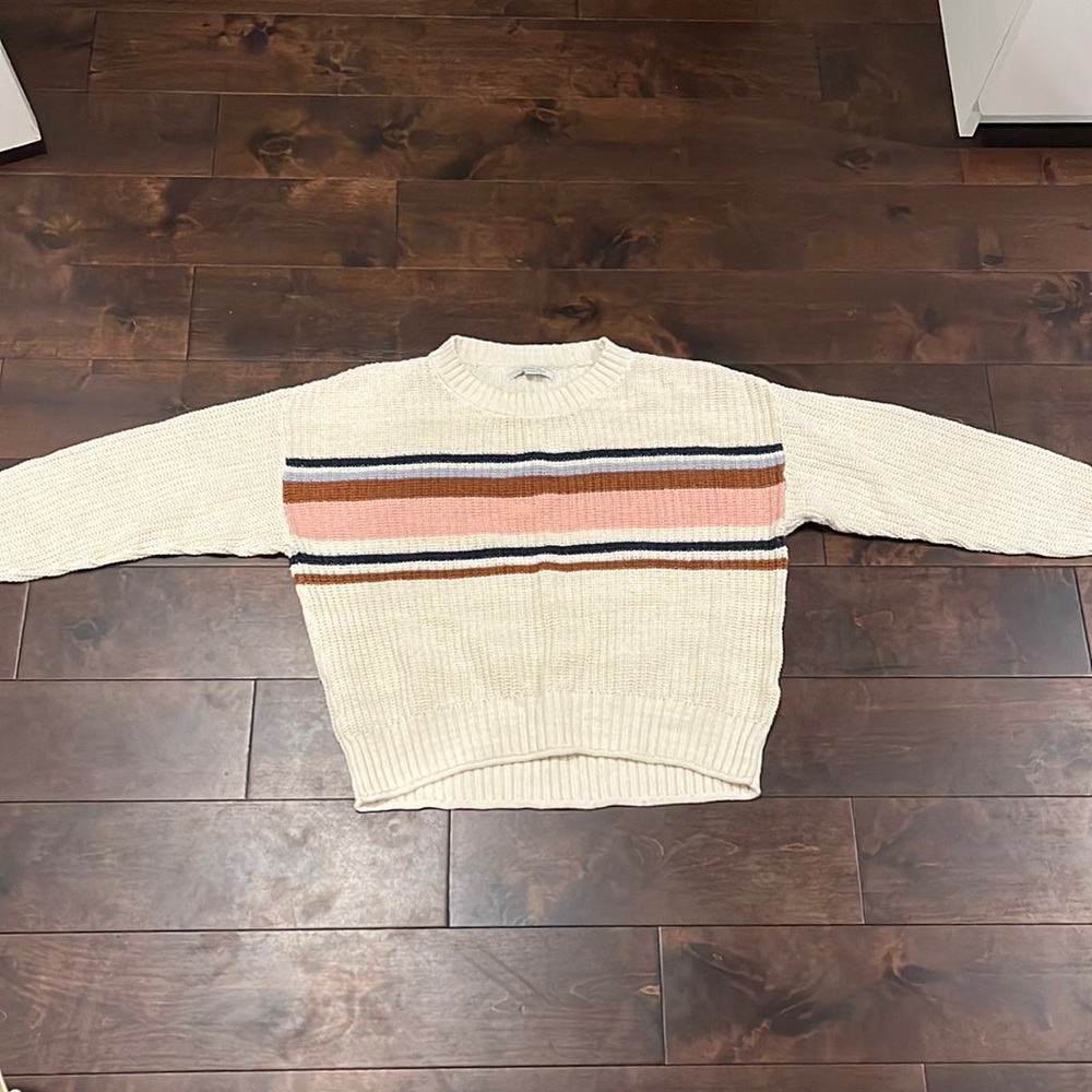 Sweater with stripes